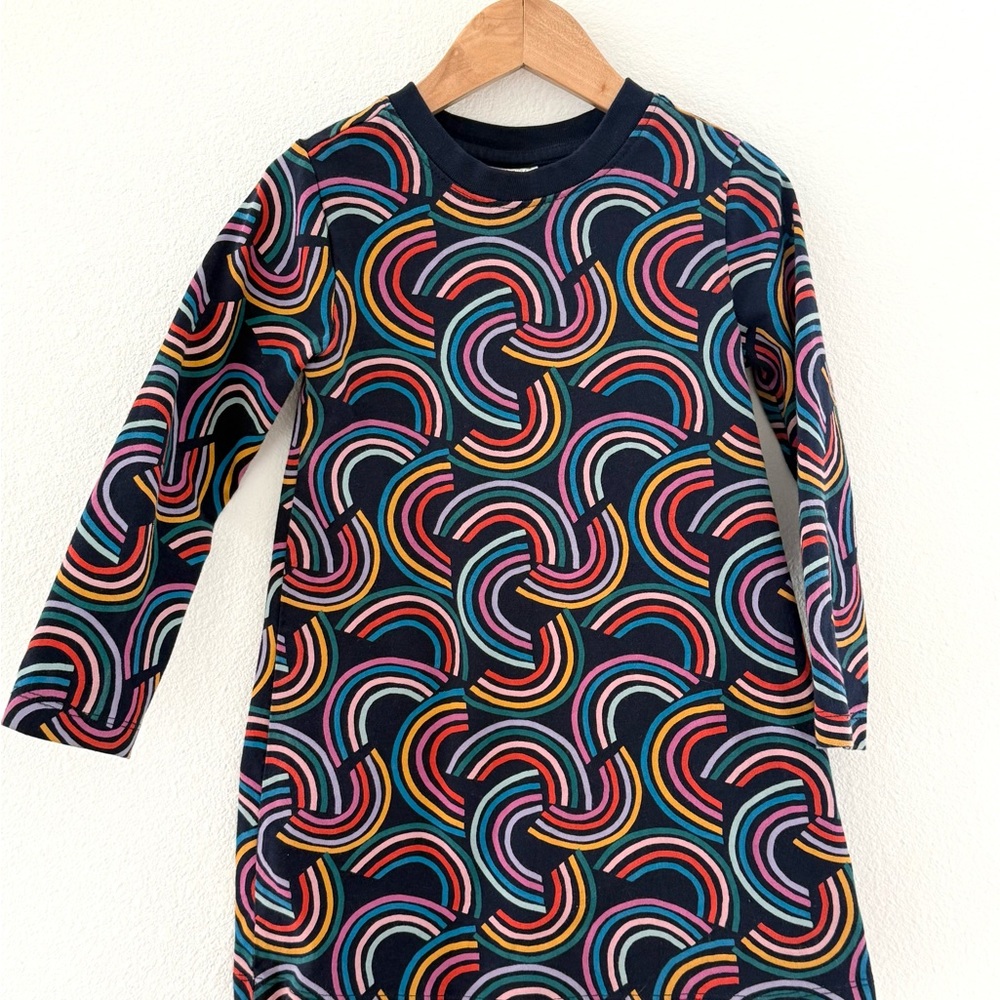 Colorful Rainbow Patterned Dress